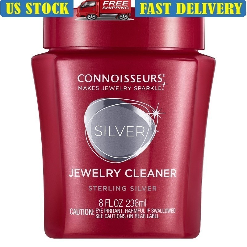 Silver Jewelry Cleaner Instant Tarnish Remover Ammonia Free Dip Tray No Mess New