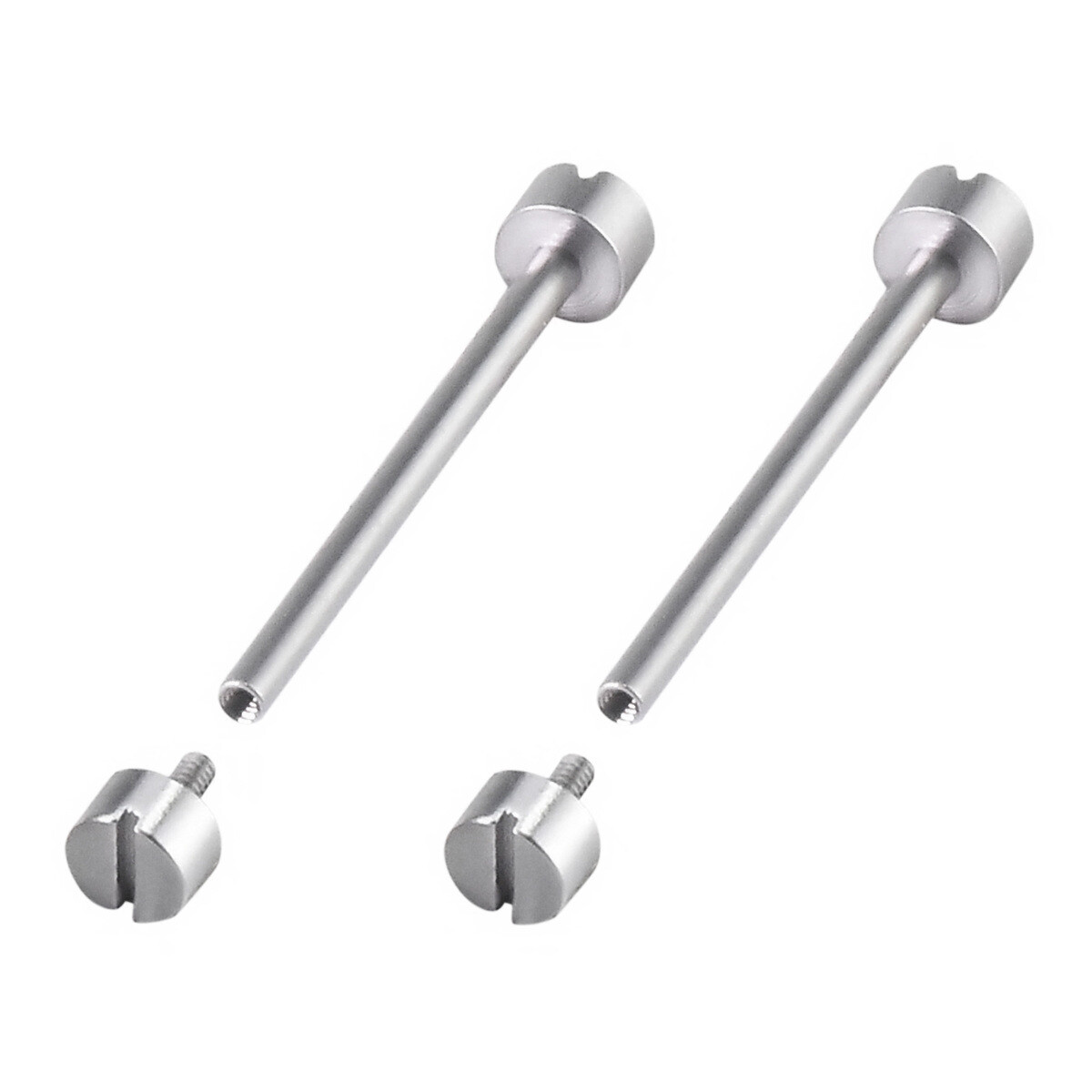 2 PC 16,18,20,22,24,26,28,30MM TUBE & SCREW PIN FOR INVICTA WATCH STRAP BAND S/S