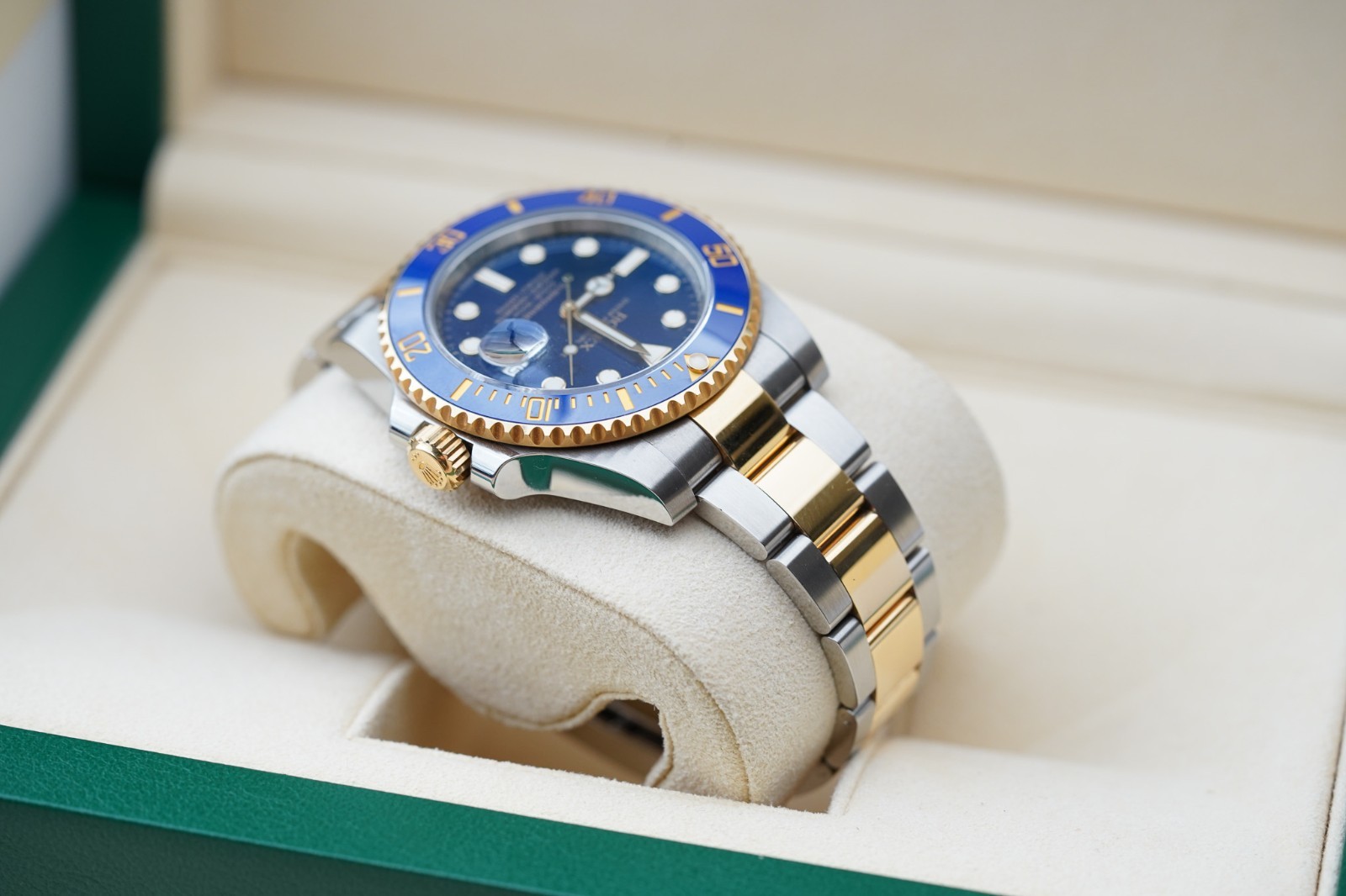 Rolex Submariner 116613LB ‘Bluesy’ Men’s Two Tone 18k Gold Blue Dial Watch