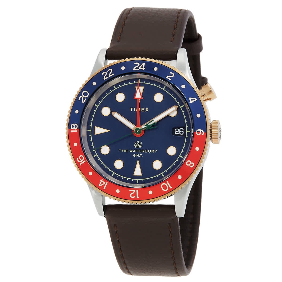 Timex Waterbury GMT Quartz Blue Dial Men’s Watch TW2U90500