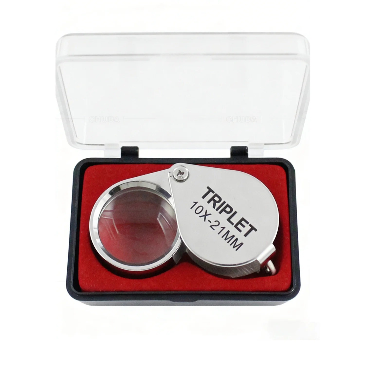 NEW 30X Jewelers Loupe Magnifier Jewelry Coin Loop Magnifying Glass Eye Pocket.