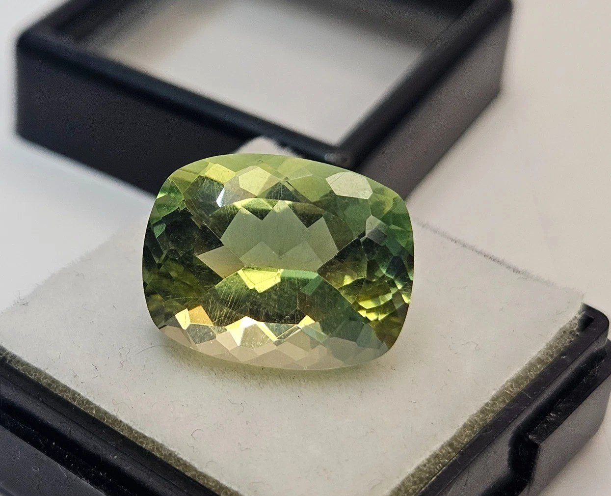 Tourmaline Bi-Colour Cushion Cut 9+ Ct Natural Loose EGL Certified Gemstone