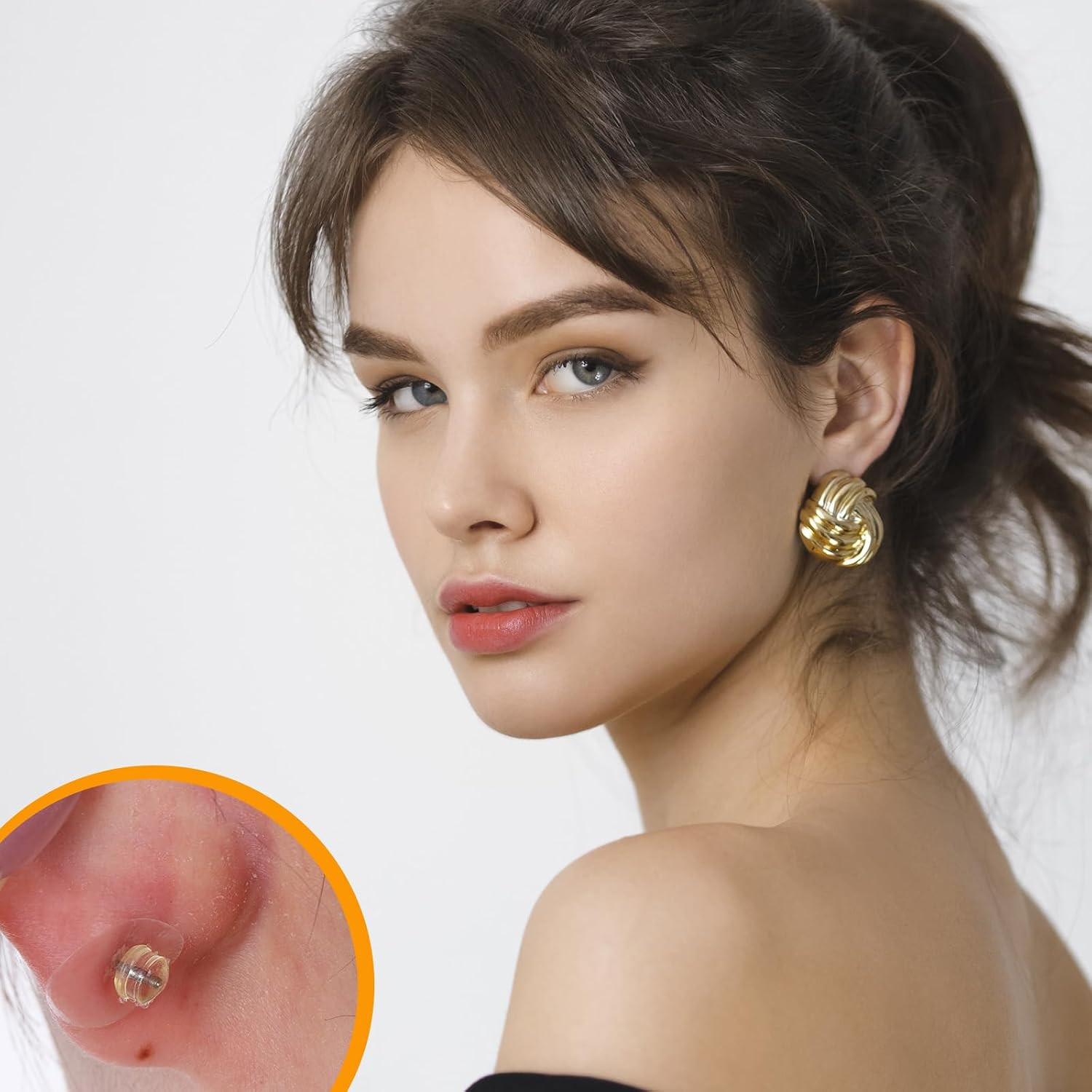 600 PCS Clear Earring Stickers for Heavy Earrings, Ear Lobe Support Patches E…