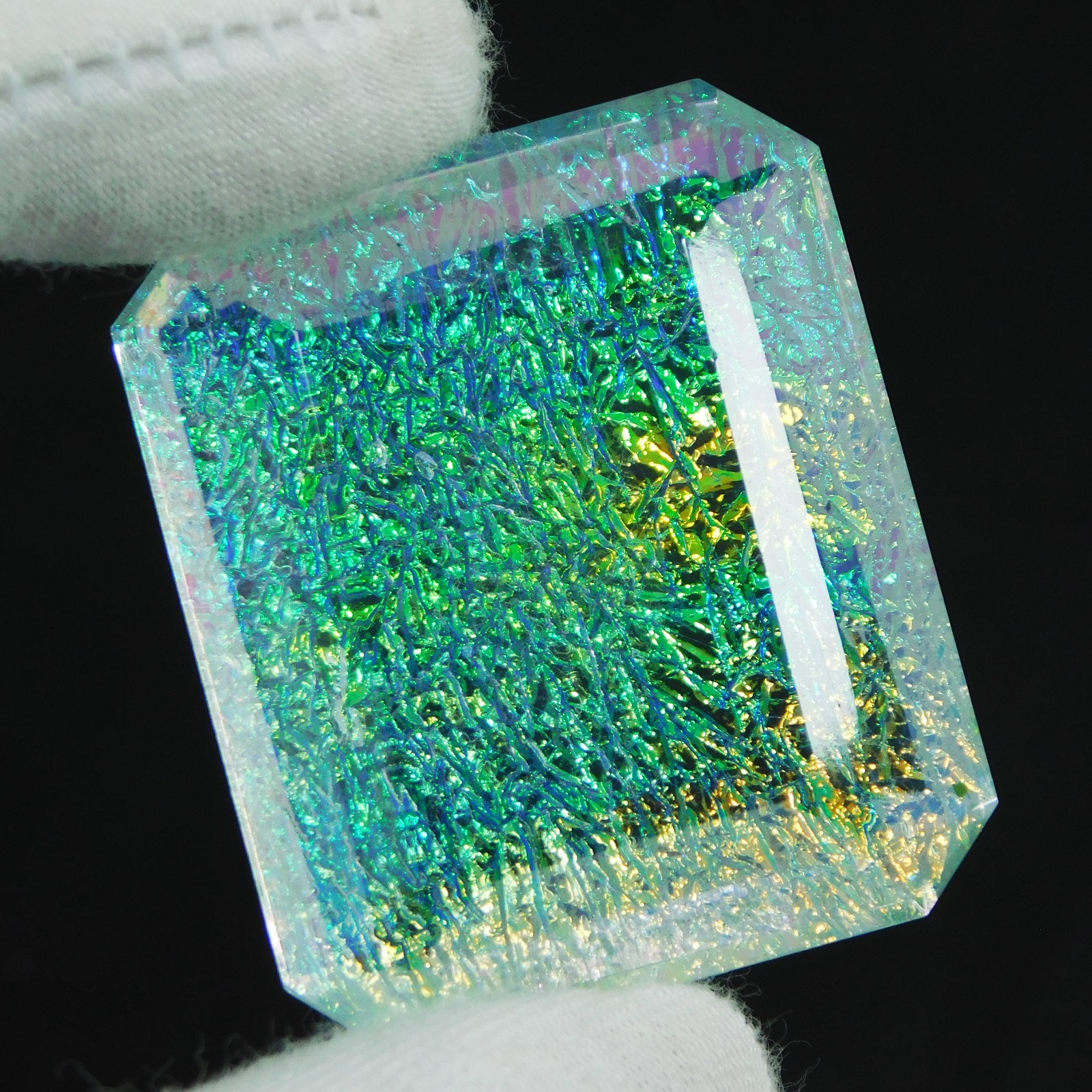 117.50 Ct Natural Monarch Fire Opal Doublet Certified Emerald Cut Loose Gemstone
