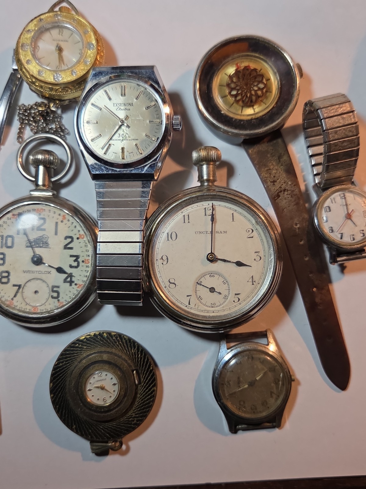 Mechanical Watch Lot, Parts or Repair, None Are Running