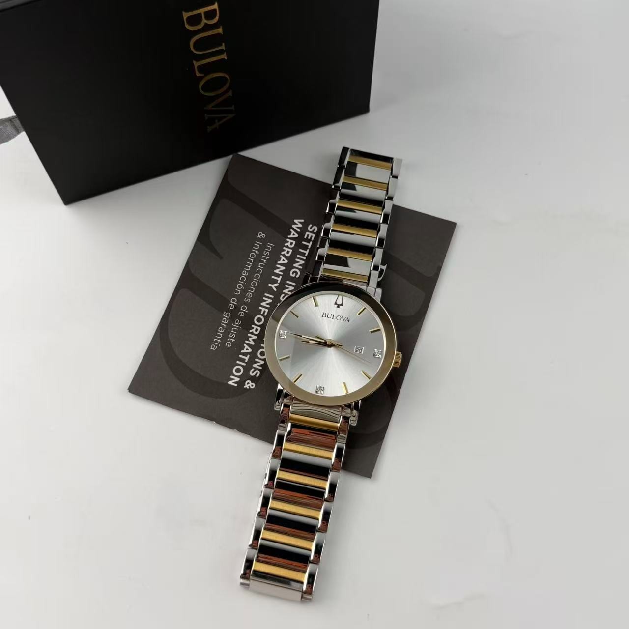 Bulova Futuro Modern 98D151 Silver Dial Stainless Steel Men’s Quartz Watch 42 mm