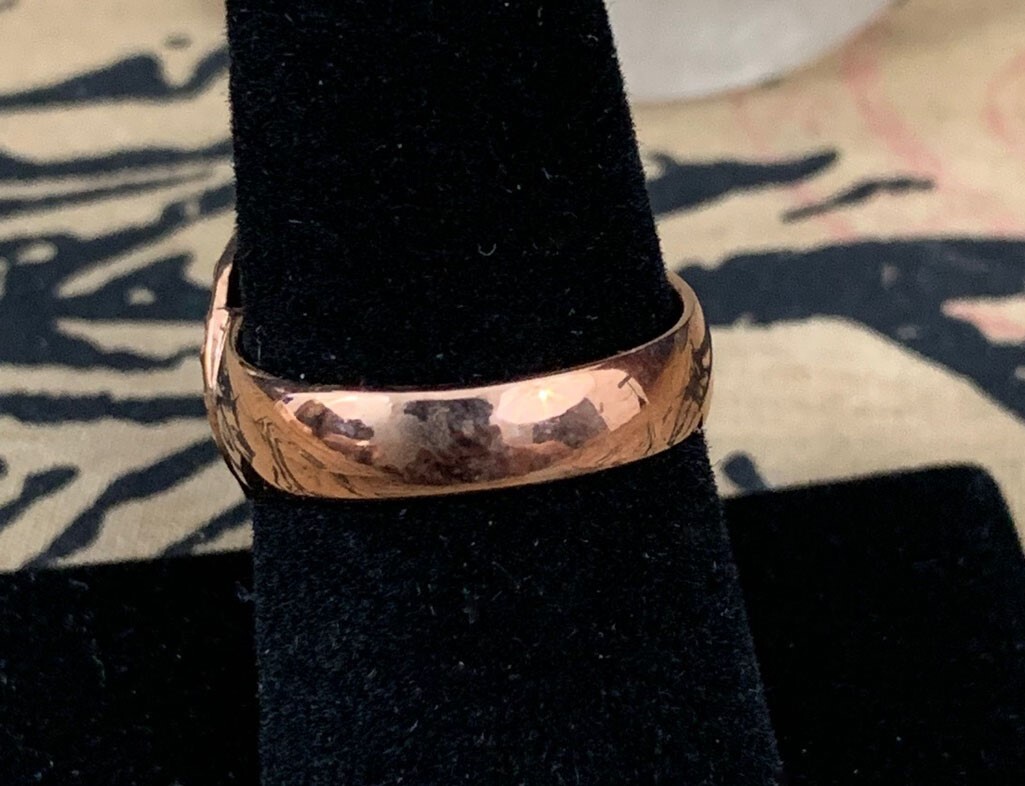 Aunt Nadiene’s Thai Rose Gold Vermeil, Sapphire and Tourmaline Gems Ring Voodoo