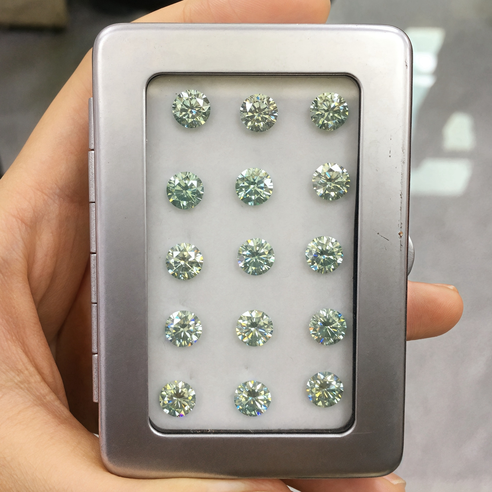 GRA Certified Loose Moissanite Stones D Colorful VVS1 All Sizes
