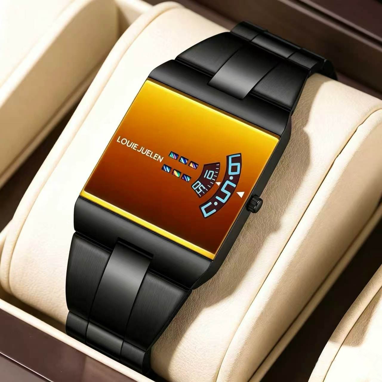 New 2026 Men square Watch Trendy Design Luxury Wristwatch fashion Business Gift