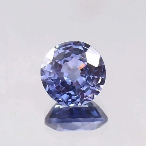 AAA Natural Elegant 5.50 Ct Pastel Blue Sapphire GIE Certified Round Loose Gem