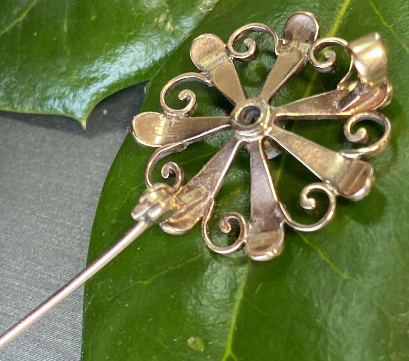 Antique Victorian Vintage Brooch Estate Fine Jewelry Pre-Owned Opal Pearl Gold