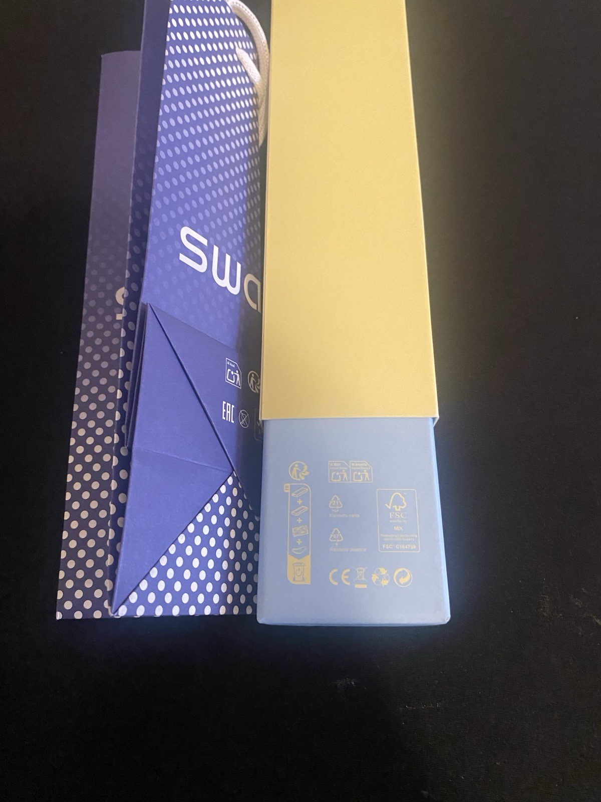 Swatch x AP Royal Pop Blave Acht Unworn with Bag Brand New