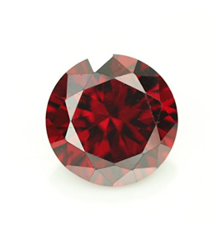 Cubic Zirconia Garnet Red Round Faceted AAA Rated CZ Loose Stones (1mm – 15mm)