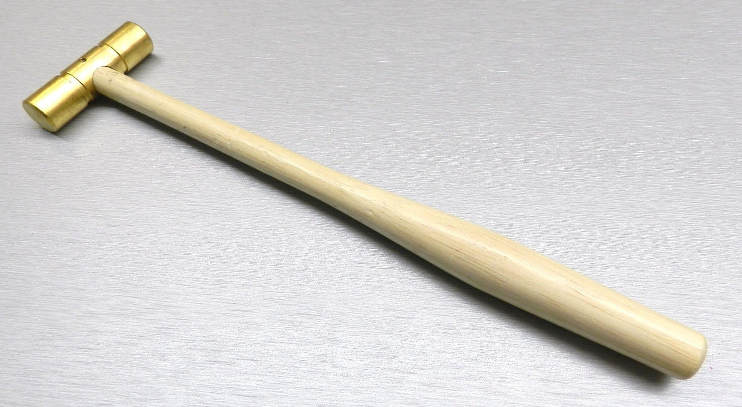 Brass Mallet 2″ Brass Hammer Flat Face Jewelry Making Hammer Craft Metal Working