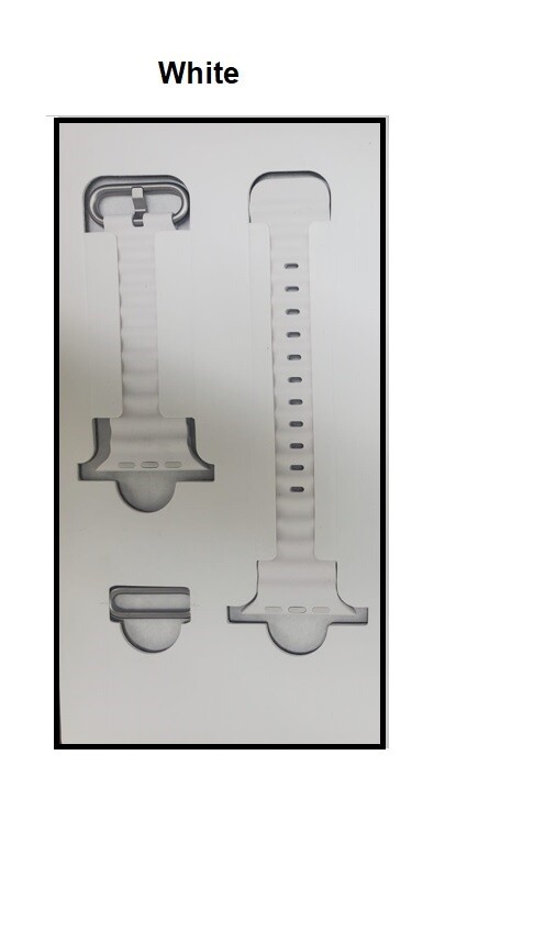Genuine Apple Ocean Band 49mm 45mm Watch Series 6 7 8 9 SE Ultra Fits 130- 200mm