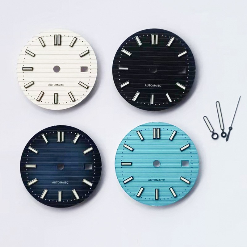 Watch Case Bracelet Dial Kit For NH35 NH36 Stainless Steel Square Case Parts Set