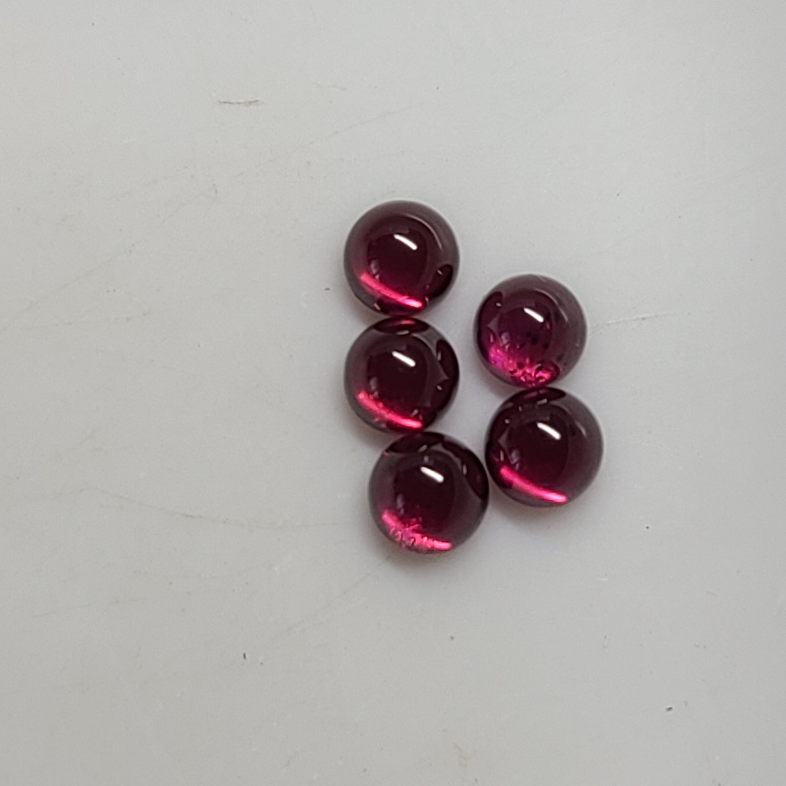 Almandine Garnet 2mm, 3mm, 4mm, 5mm, 6mm, 7mm, 8mm, 10mm, 12mm Round Cabochon(s)