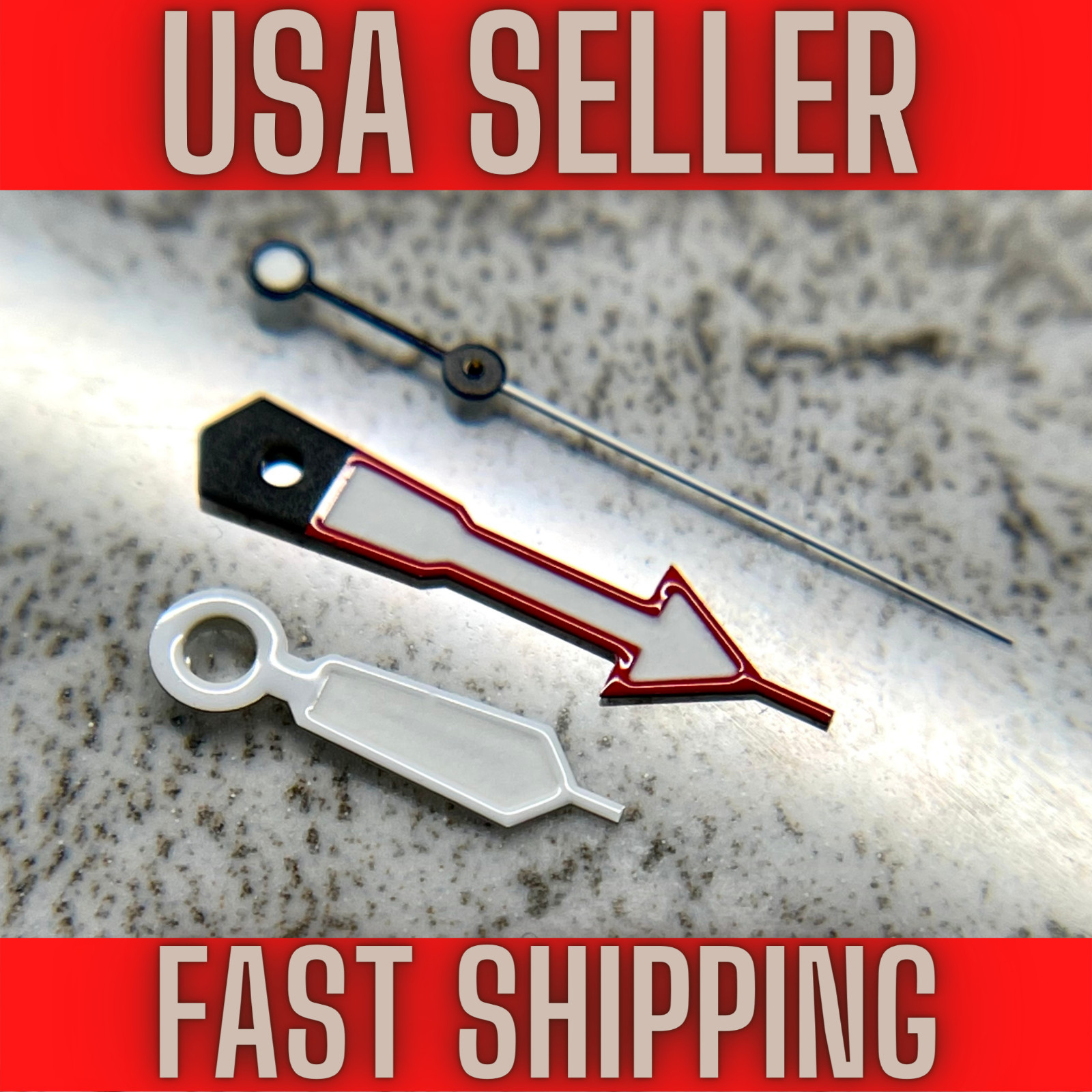 Hands set for Mod Fits Seiko NH35,NH36,7s26,7s36 SKX007. US Seller, US SHIP