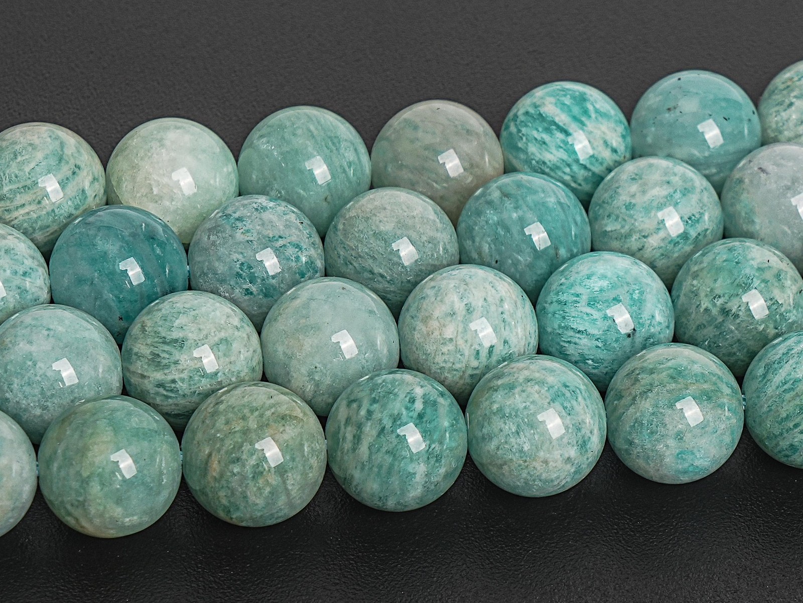 Blue Green Amazonite Beads Natural Gemstone Round Loose Beads 4MM 6MM 8MM 10MM