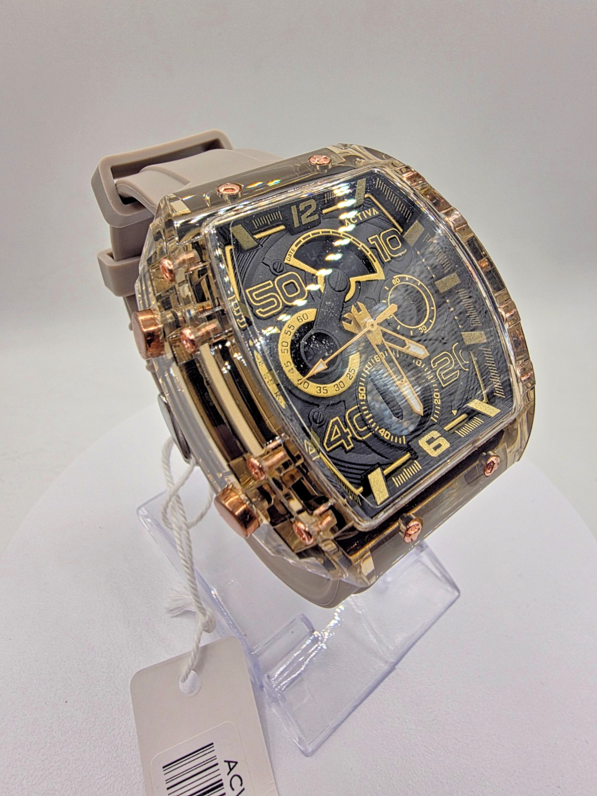 Activa X Invicta Digital Essentials Men’s Watch – 45mm. Apricot (ACW8109-007)