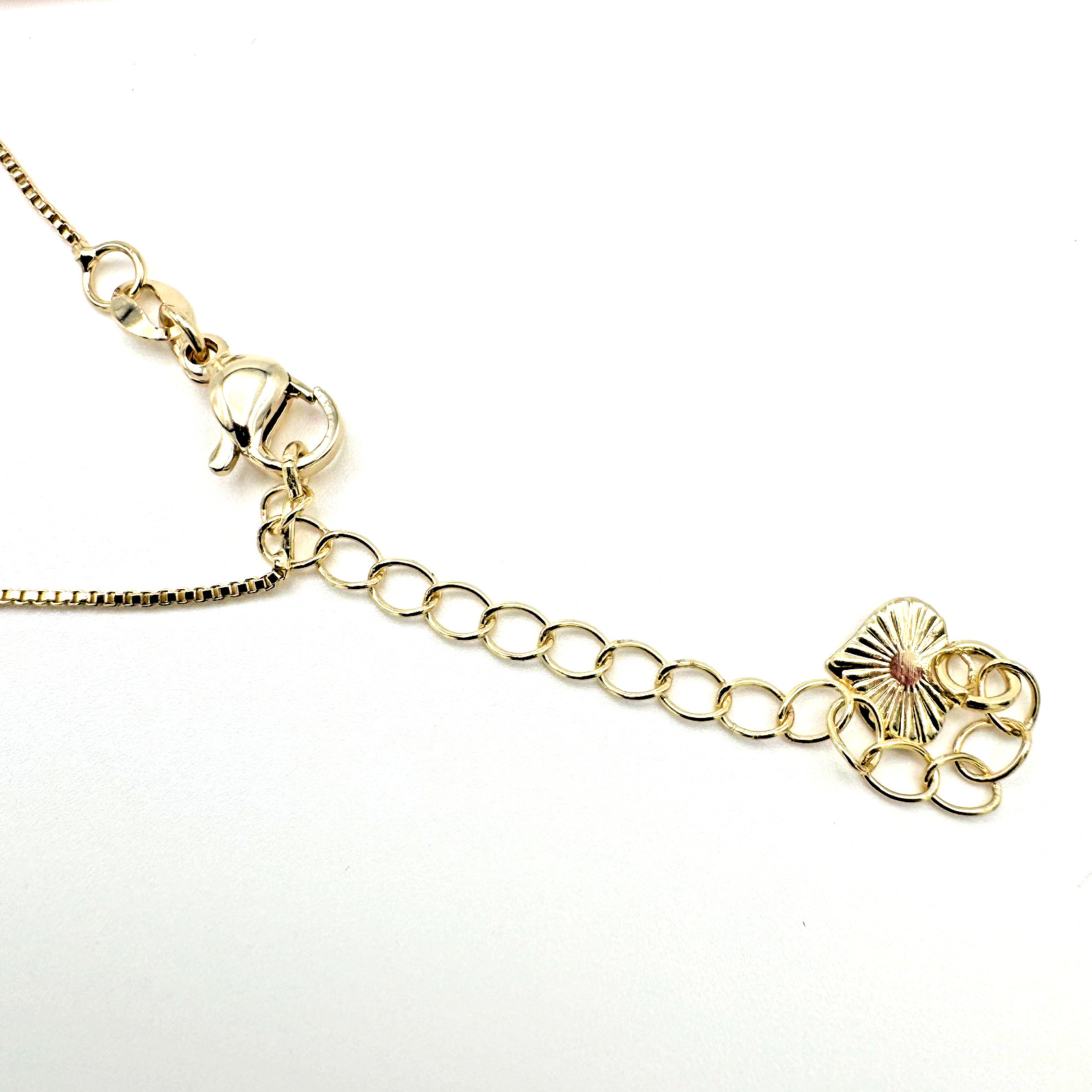 14K Gold filled Strawberry Necklace With Gold, Silver, and Rose Gold Toned Beads