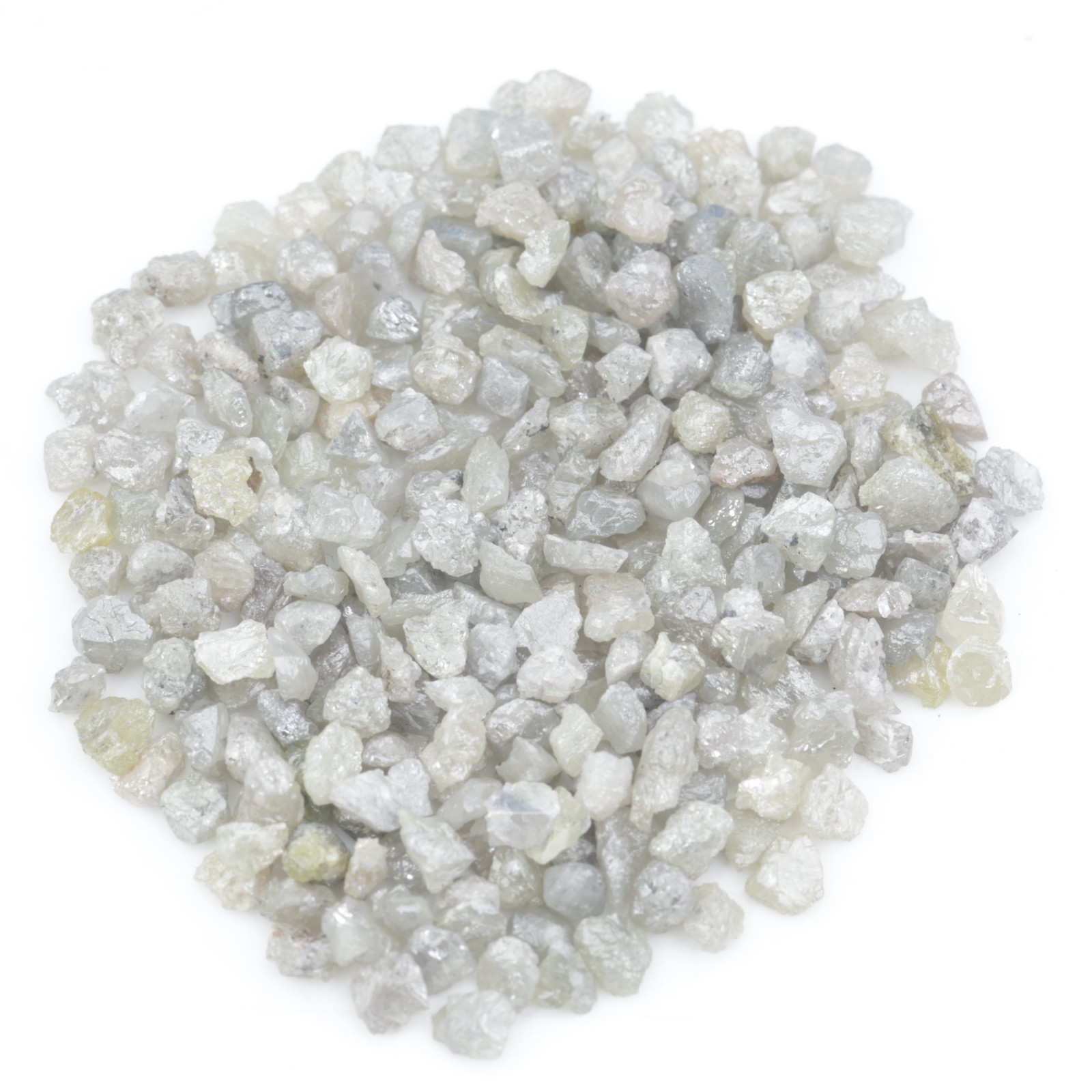 6.00Ct White Rough Diamond Lot Natural Loose Raw Uncut Diamond For Fine jewelry.