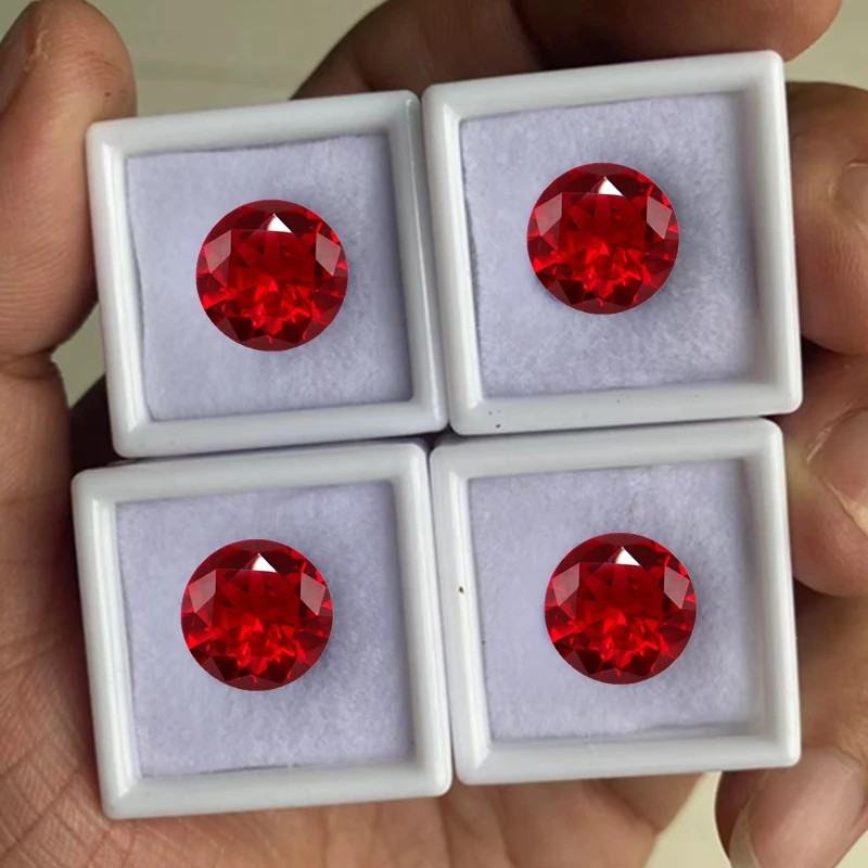 Wholesale Natural Loose Gemstone Red Ruby 0.5-10ct AGL VVS for Jewelry Making