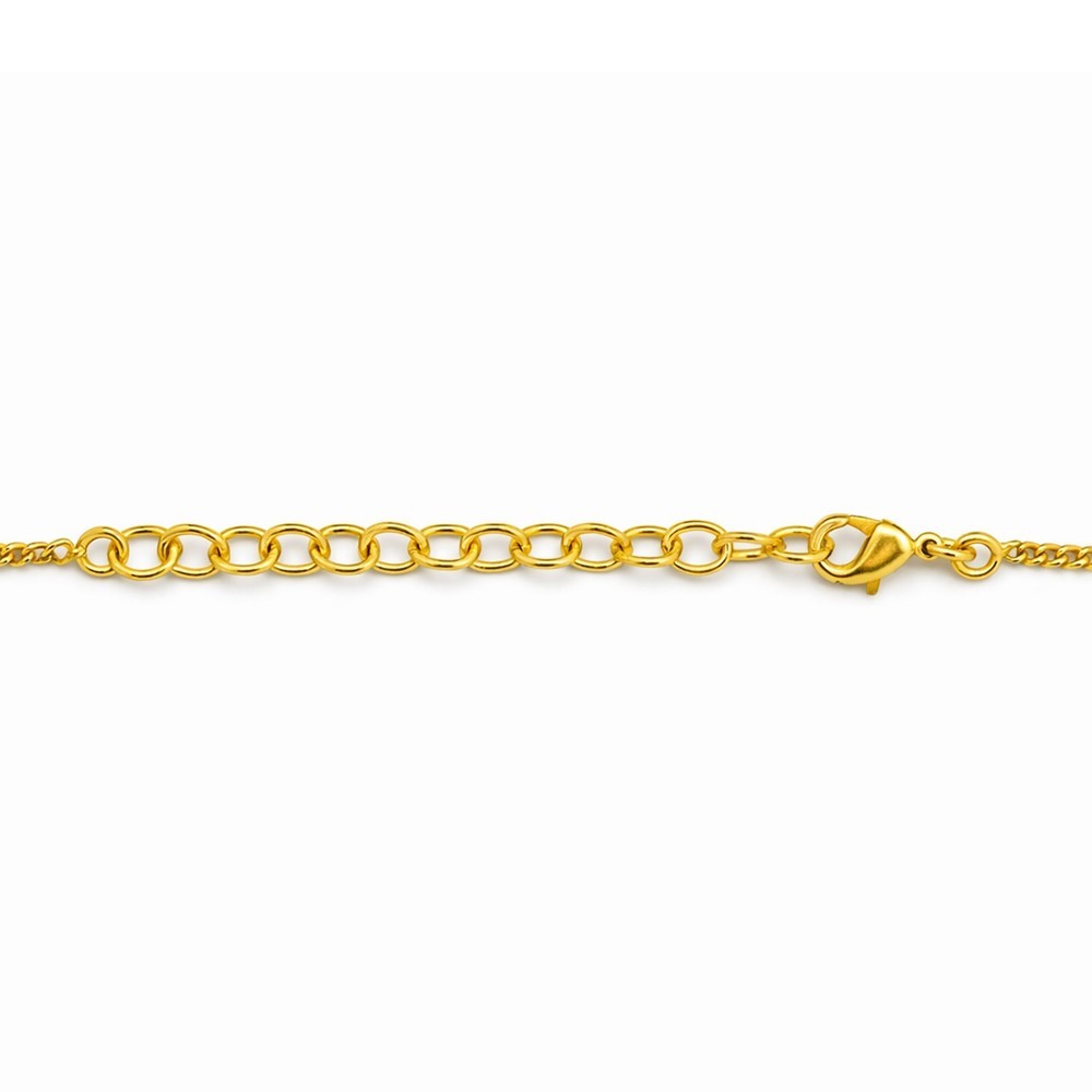 18K Gold Plated Curb Chain Necklace for Men & Women TGC1001_A