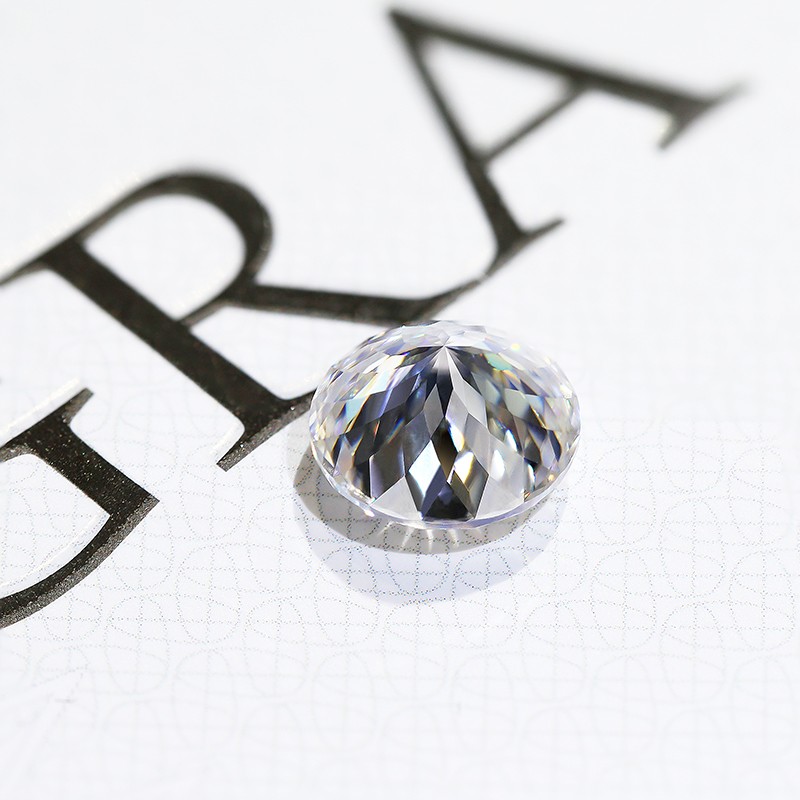 Round Portuguese Cut D Color 0.5-5ct GRA VVS1 Moissanite Loose for Jewelry DIY