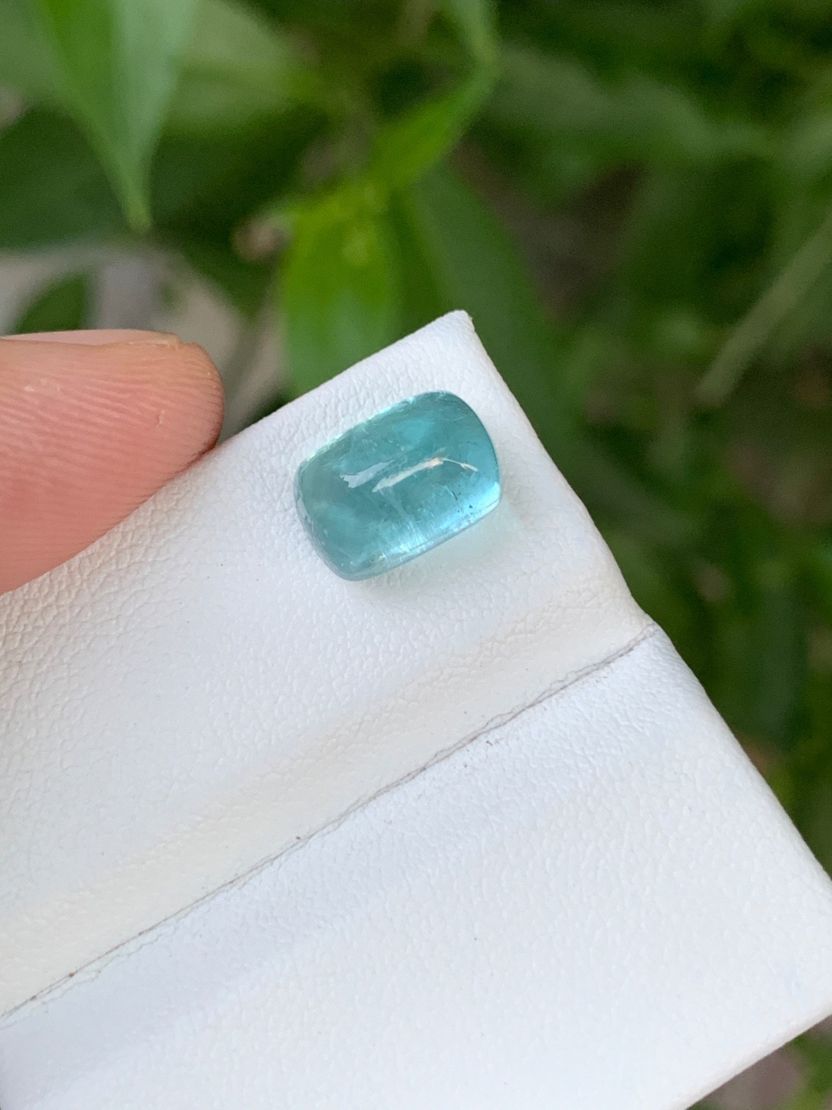 Natural Afghan Lagoon Blue Tourmaline 4.7 Ct Untreated Cushion Loose Gemstone