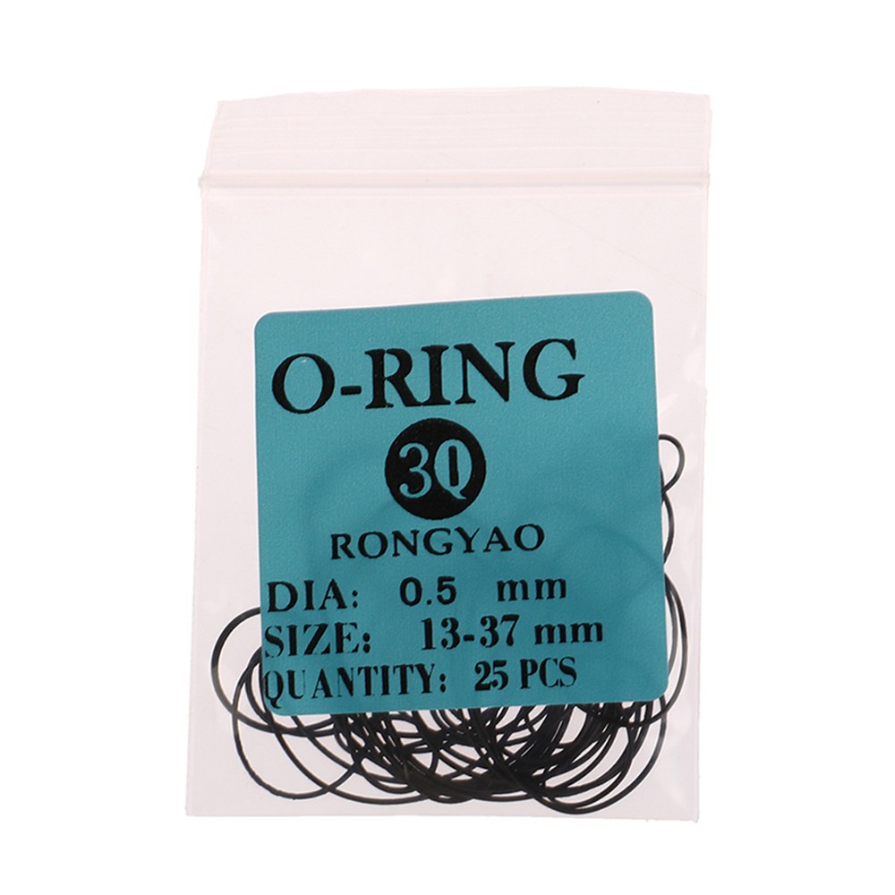 0.5/0.6/0.7/0.8mm Waterproof O-shaped Ring Watch Gaskets For Watchmaker Tools h