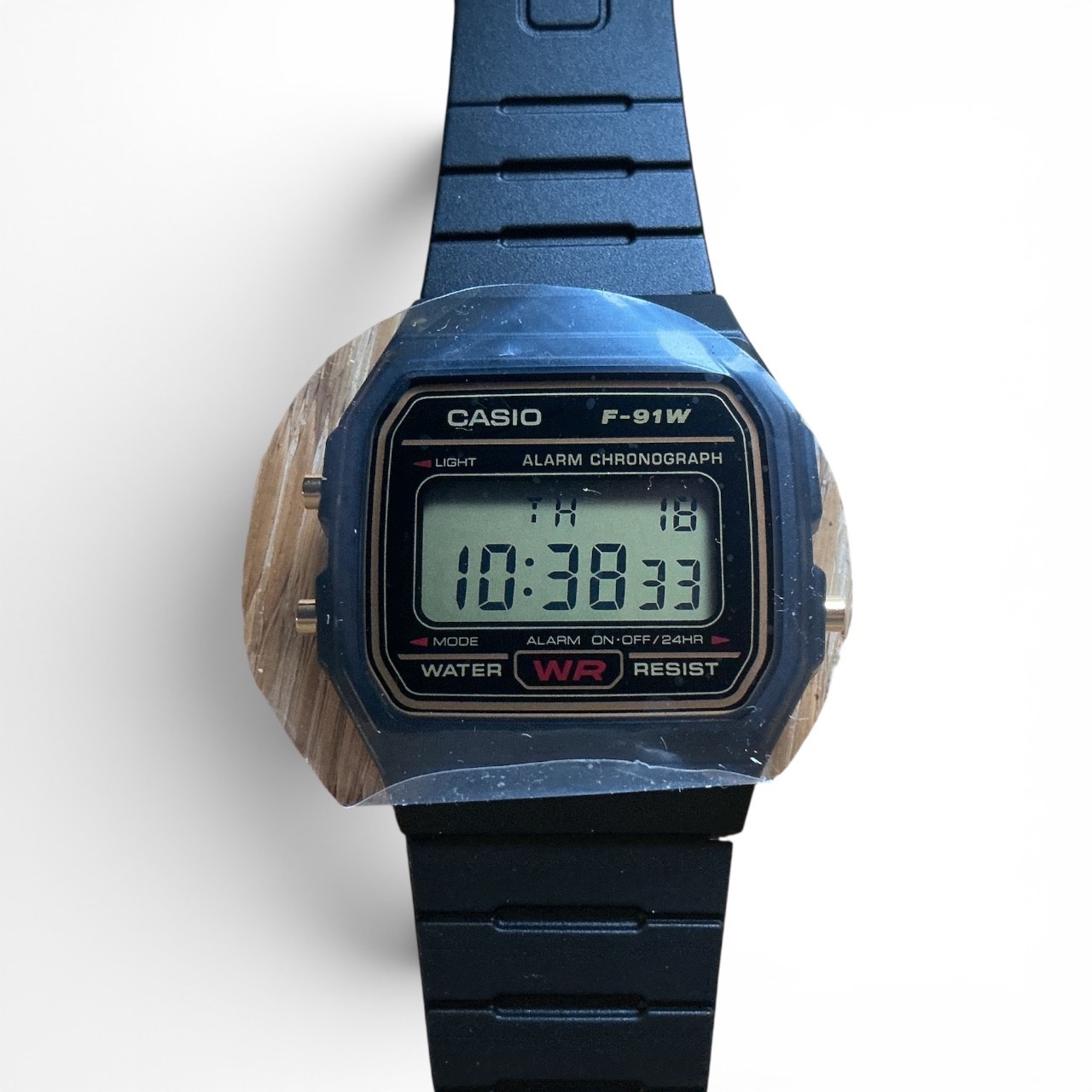 Casio F‑91W Black Gold F‑91WG‑9QJH Digital Watch Japanese Edition