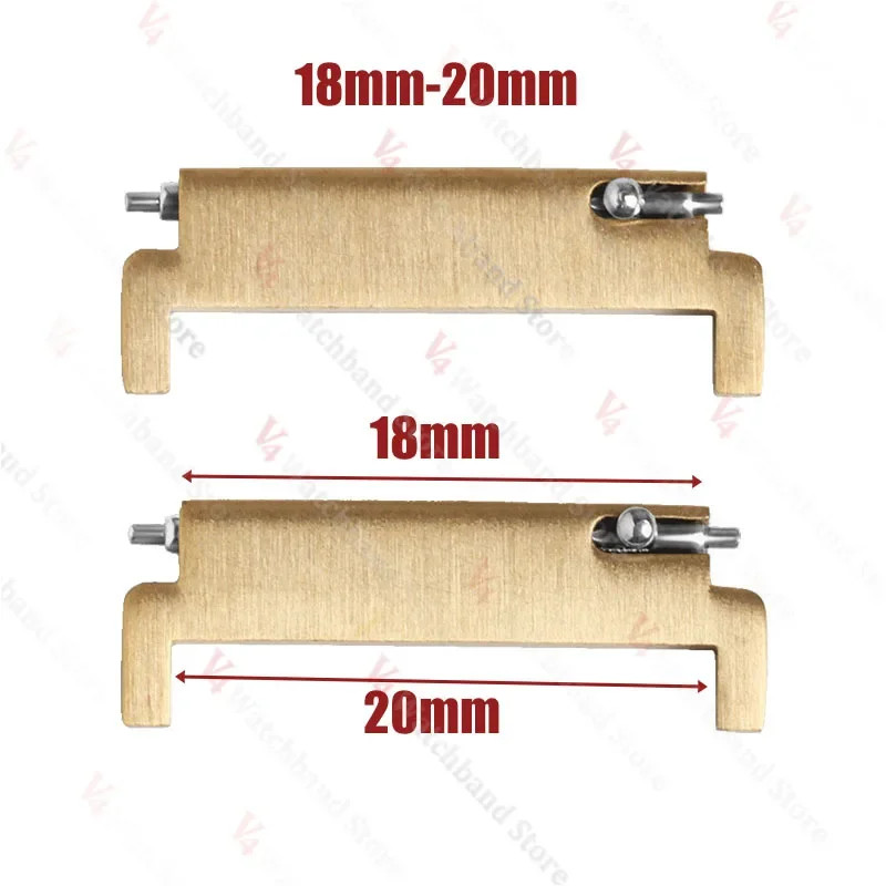 1 Pair Watch Strap Adapter 18-22mm Quick Release Pins Connectors for Watchband