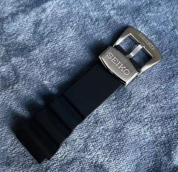 20mm-22mm for SEIKO Prospex BLACK SRP779 SRPC91 Silicon Rubber Watch Band.