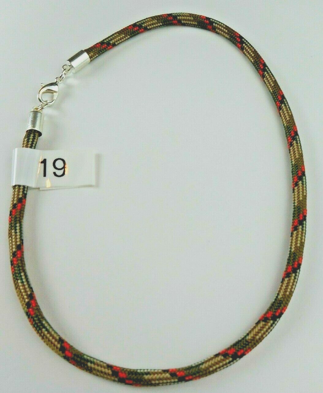 Braided Choker Necklaces Bracelets Anklets Silver Lobster Clasp Paracord 4mm USA