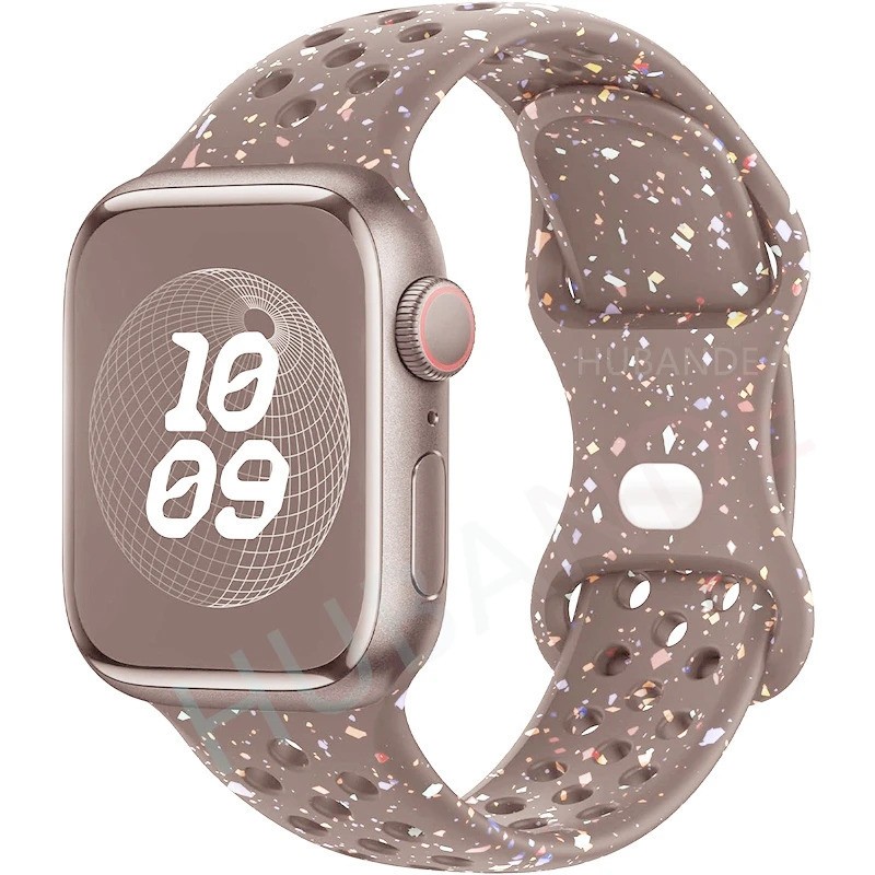 Sport Silicone Band for Apple Watch 11 10 9 8 7 Ultra 3 SE 41/42/44/45/46/49mm