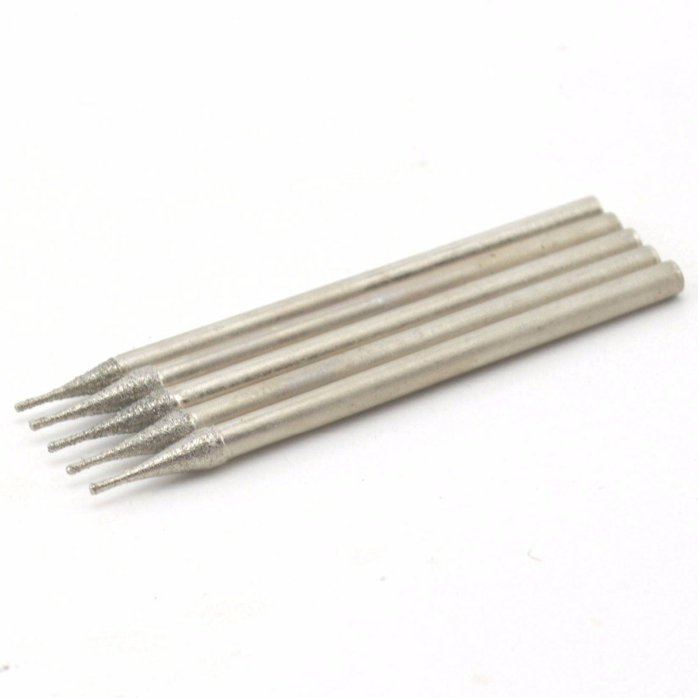 60Pcs 0.4-1.5mm Diamond Drill Bits Set Drilling Jewelry Lapidary Tools For Stone