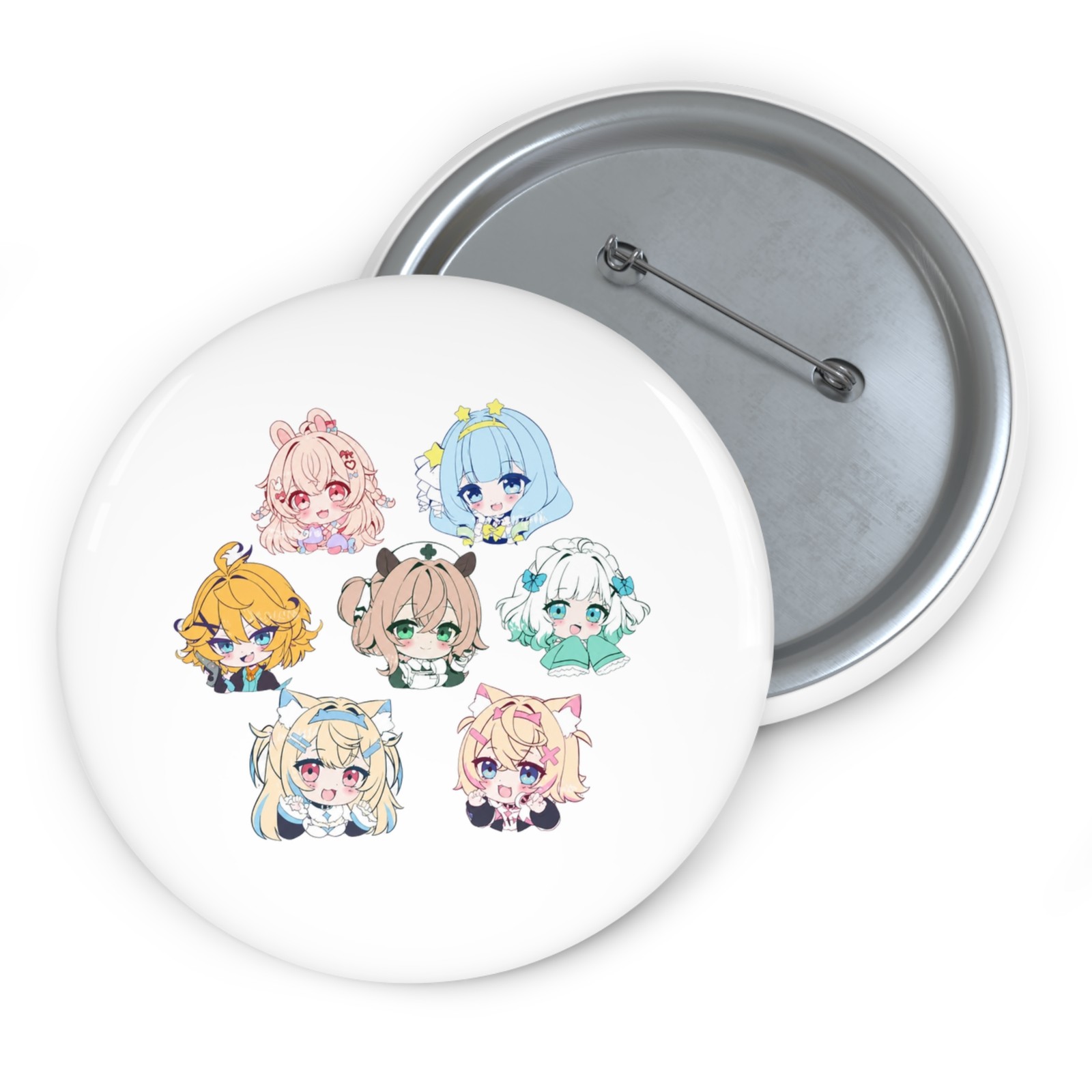 VTuber Enamel Pin: Pipkin Pippa, Jelly Hoshiumi, Dokibird