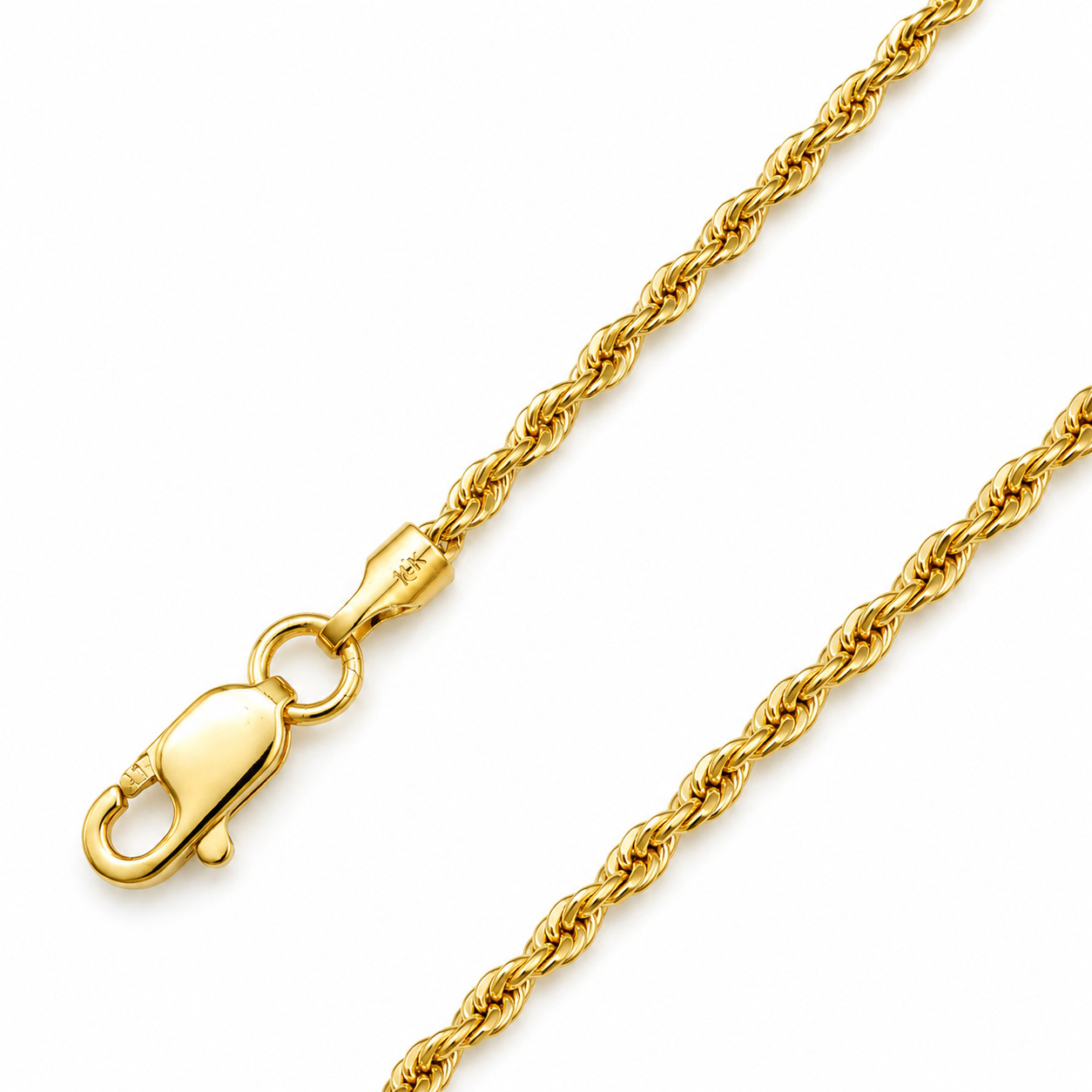 10K Real Yellow Gold Rope Chain Wide 5MM Men’s Bracelet 9″ Inches