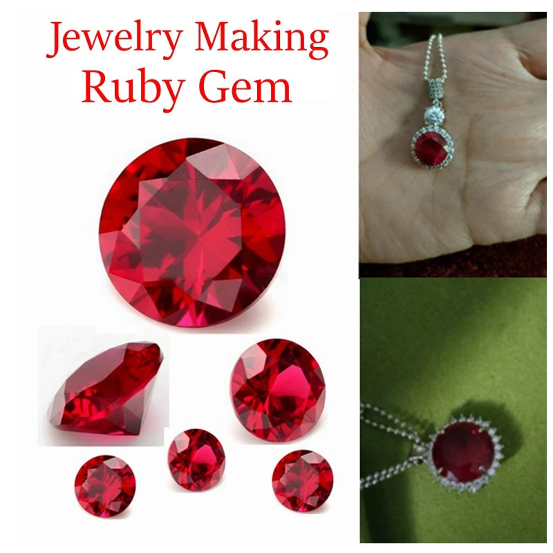 Wholesale Natural Loose Gemstone Red Ruby 0.5-10ct AGL VVS for Jewelry Making