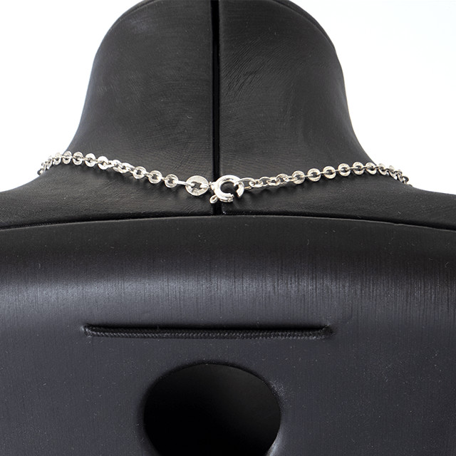 Fine silver chain 925 short necklace ladies 38 cm