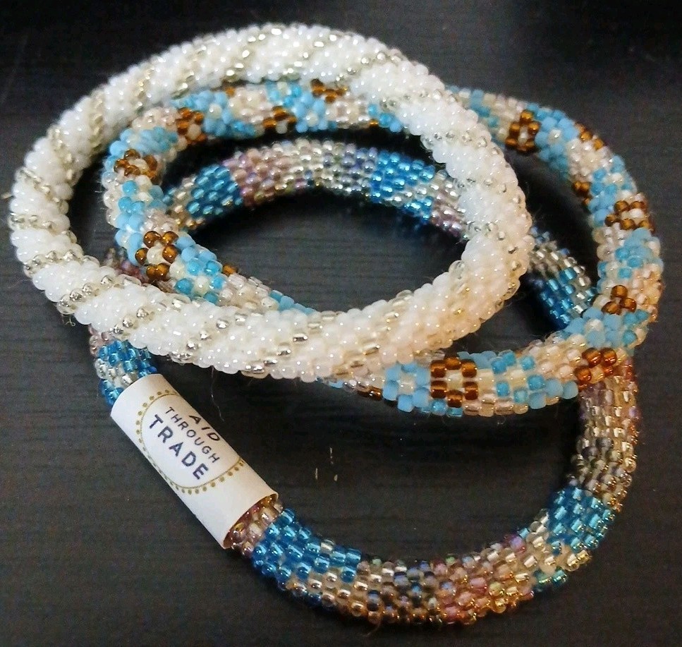 Set Of 3 Roll On Bracelets Nepal Aid Through Trade (lot #1)