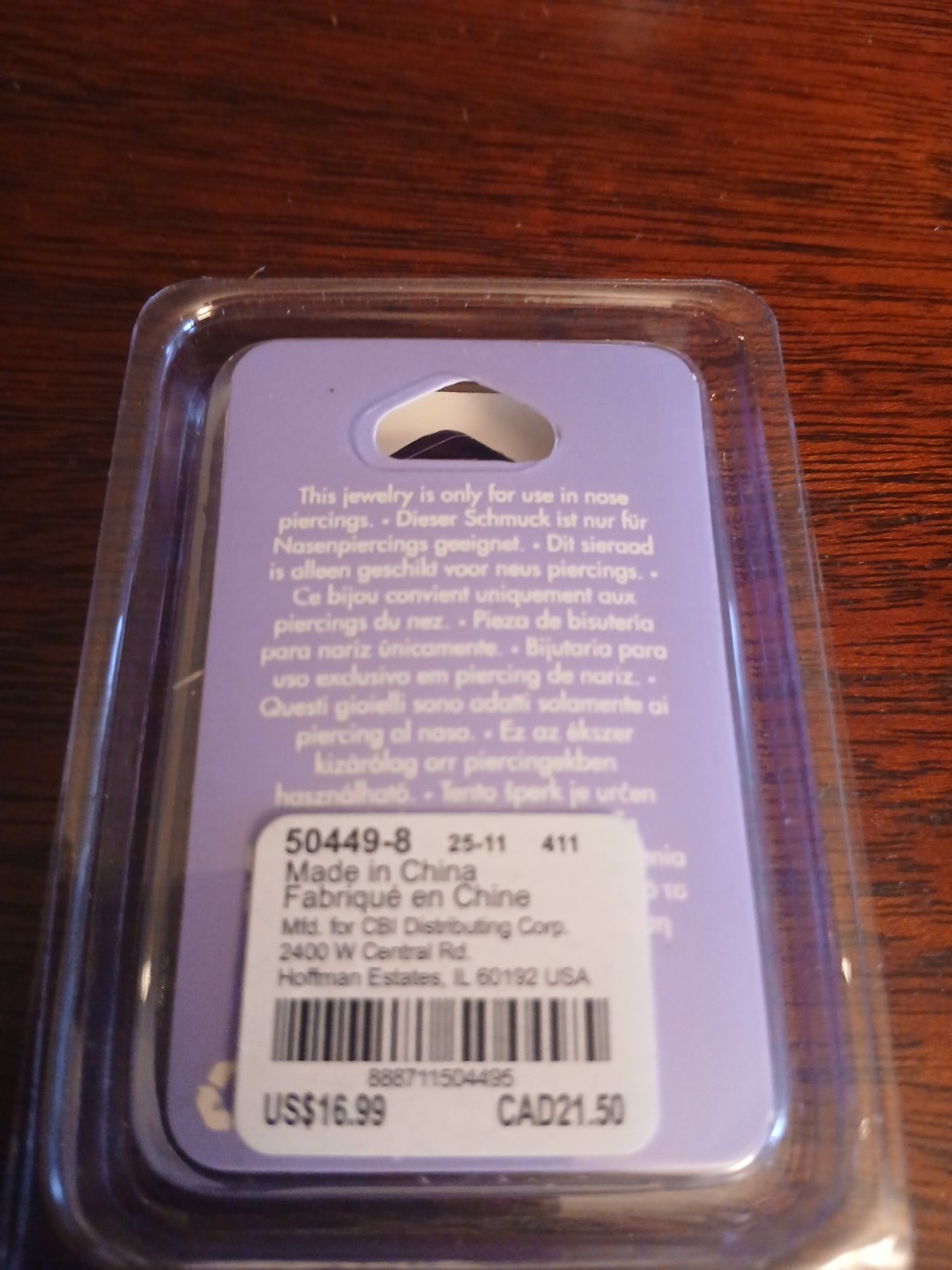 Claire’s Nose Ring Set 20g/0.8mm Stainless Steel. MSRP $16.99 NWT