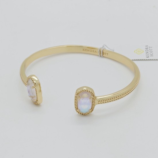 New Kendra Scott Elton Gold Cuff Bracelet in Dichroic