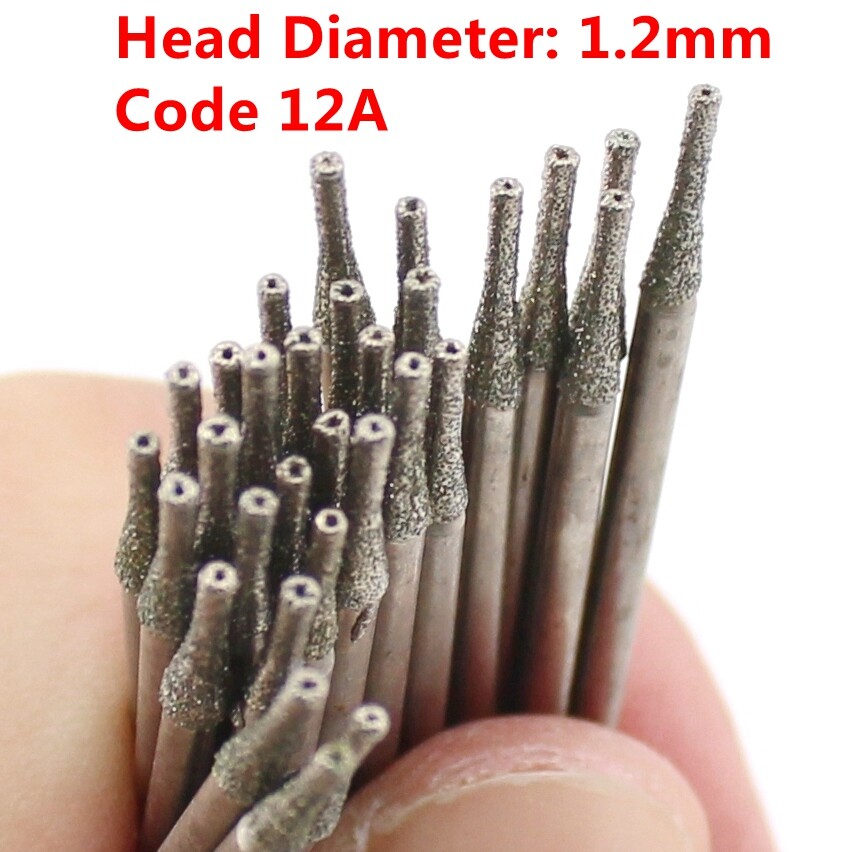 60Pcs 0.4-1.5mm Diamond Drill Bits Set Drilling Jewelry Lapidary Tools For Stone