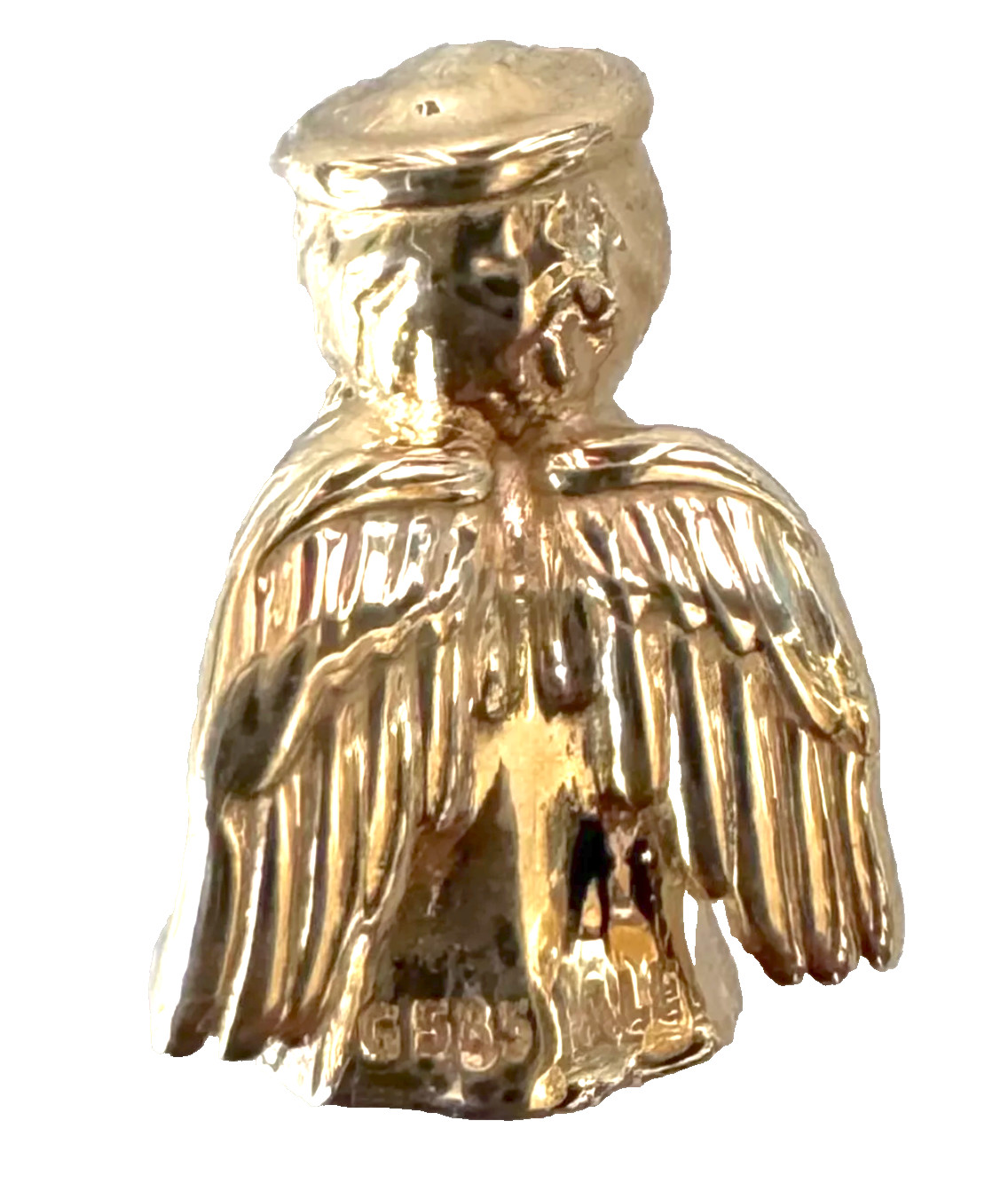 NEW💕Pandora 14k Gold ANGEL OF LOVE Charm RETIRED 759143C00