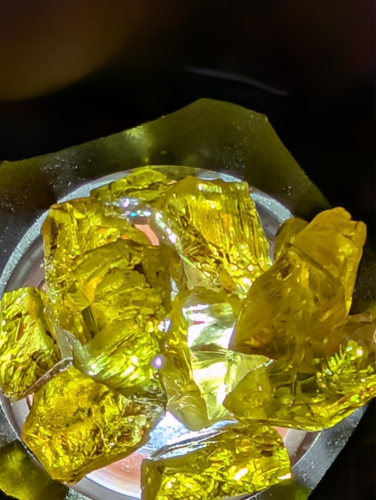 USA seller 25.43 ct IF flawless Sphene gemstone facet rough gemstone specimen