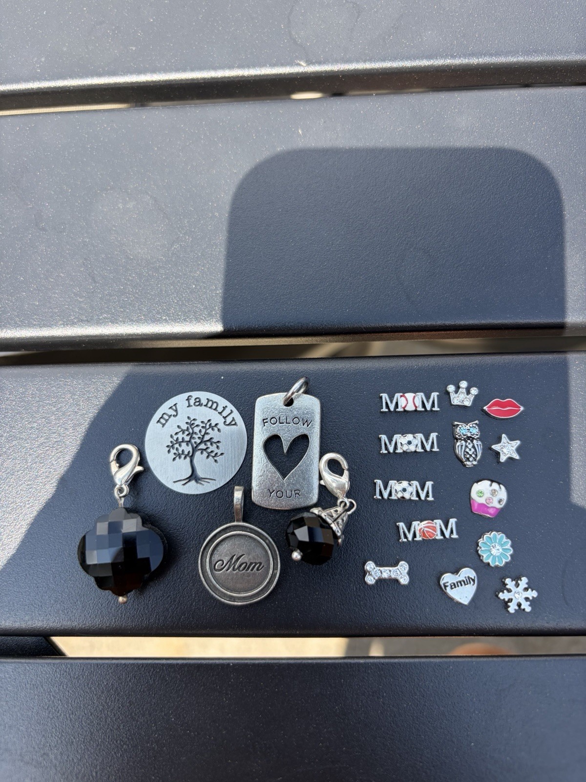 Origami Owl Charms And Dangles – Dog Bone, Sport Mom, Family, Cupcake + More
