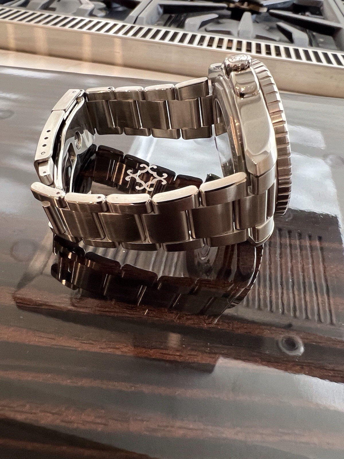 Monta Skyquest Black Dial M-23 GMT Automatic Aluminum Bezel Stainless Watch