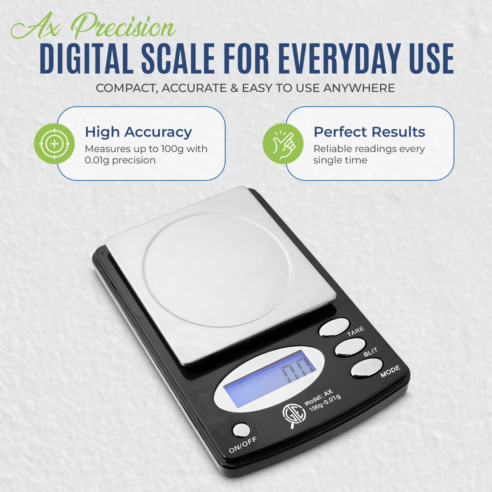 Pocket 100g x 0.01g Digital Jewelry Gold Coin Gram Balance Weight Precise Scale
